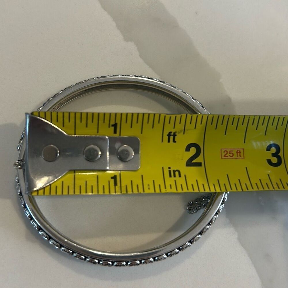 Whiting & Davis Silver Thin Bangle Bracelet - image 5